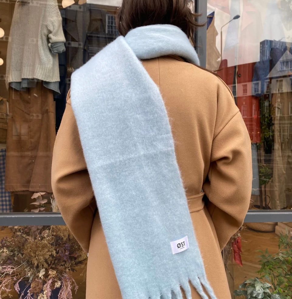 Oversized Scarf - Light Blue