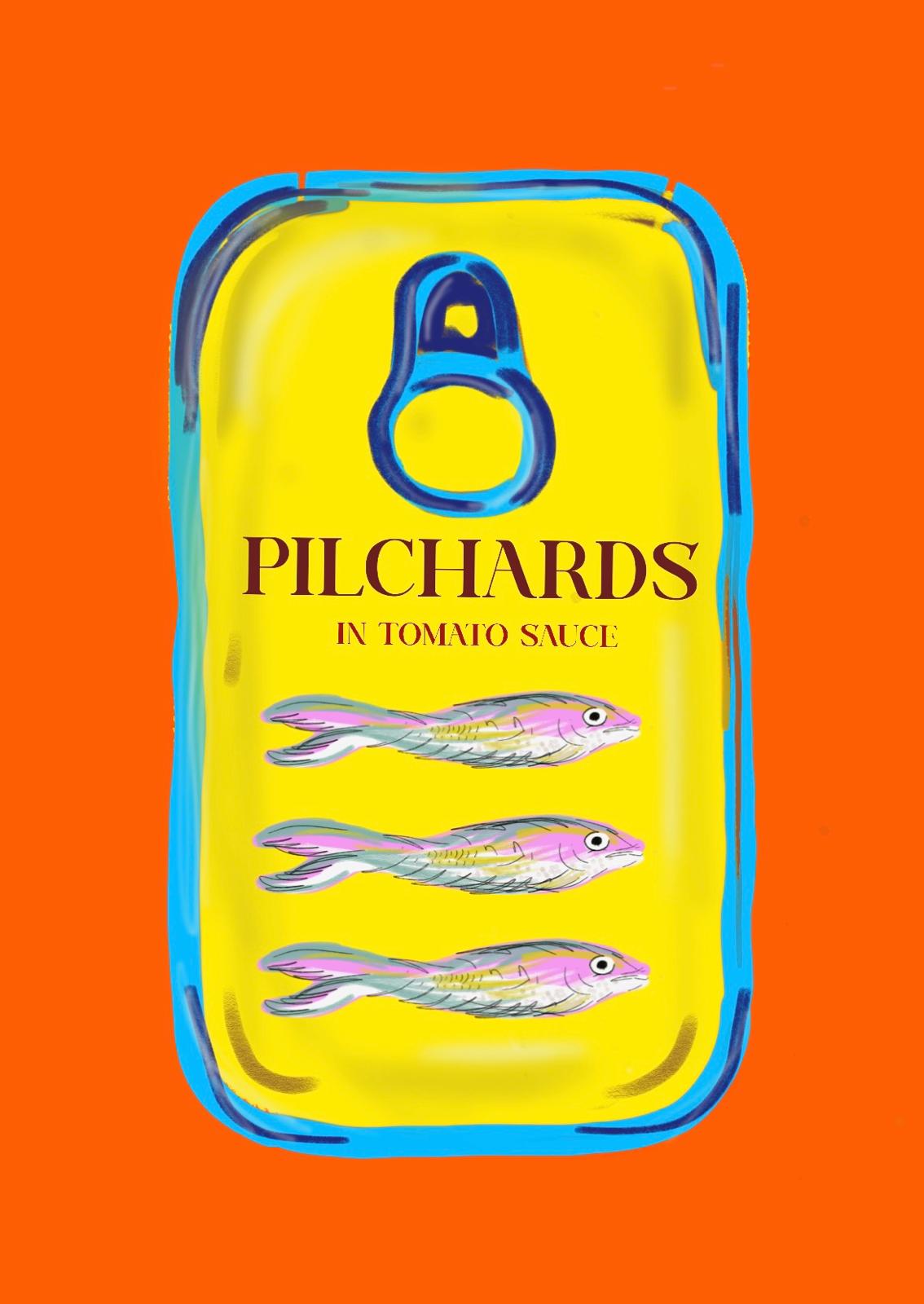 Pilchards in Tomato Sauce Print