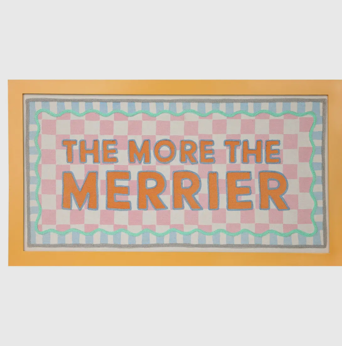 The More the Merrier Fabric Wallhanging
