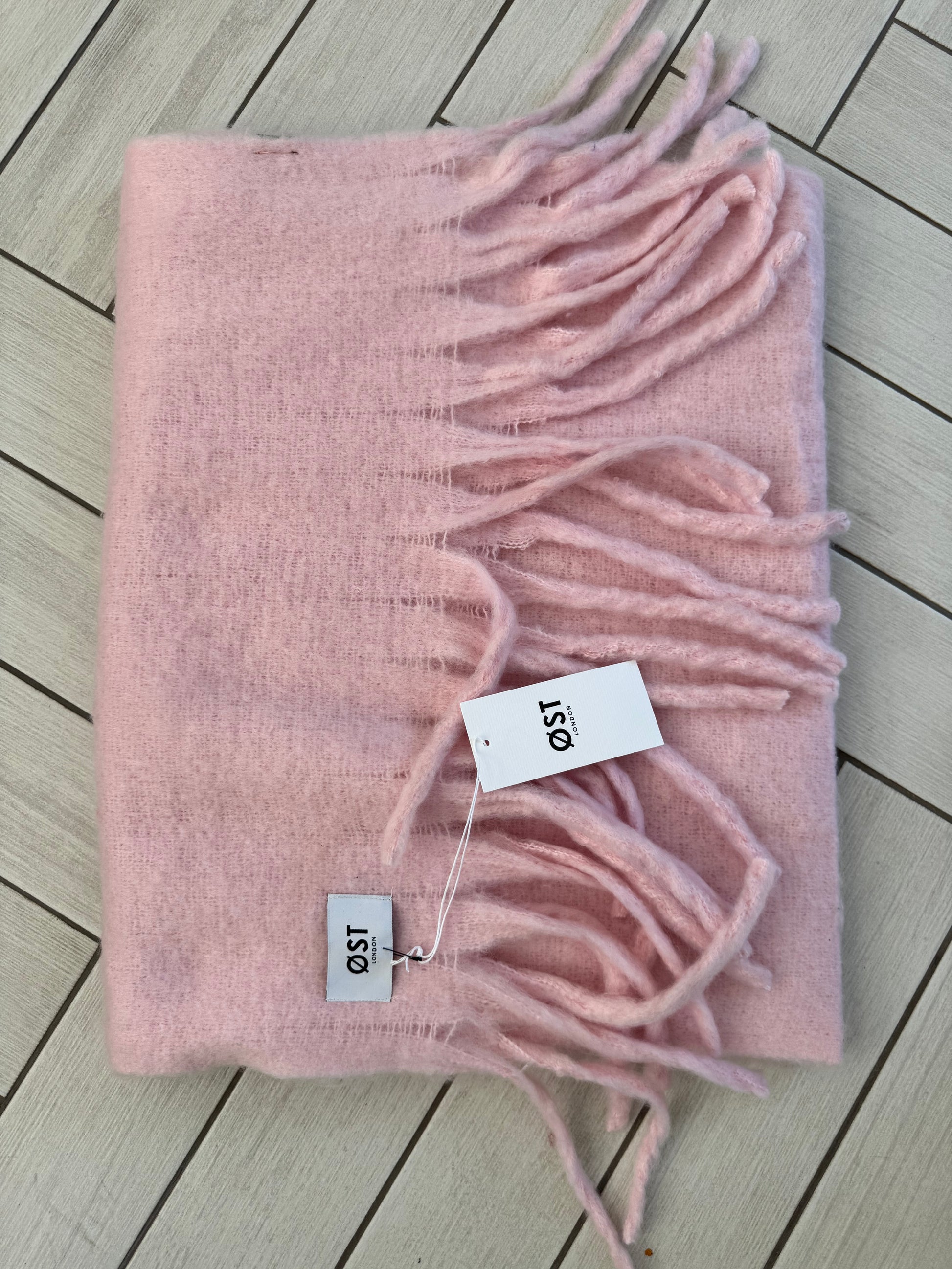Oversized Scarf - Light Pink