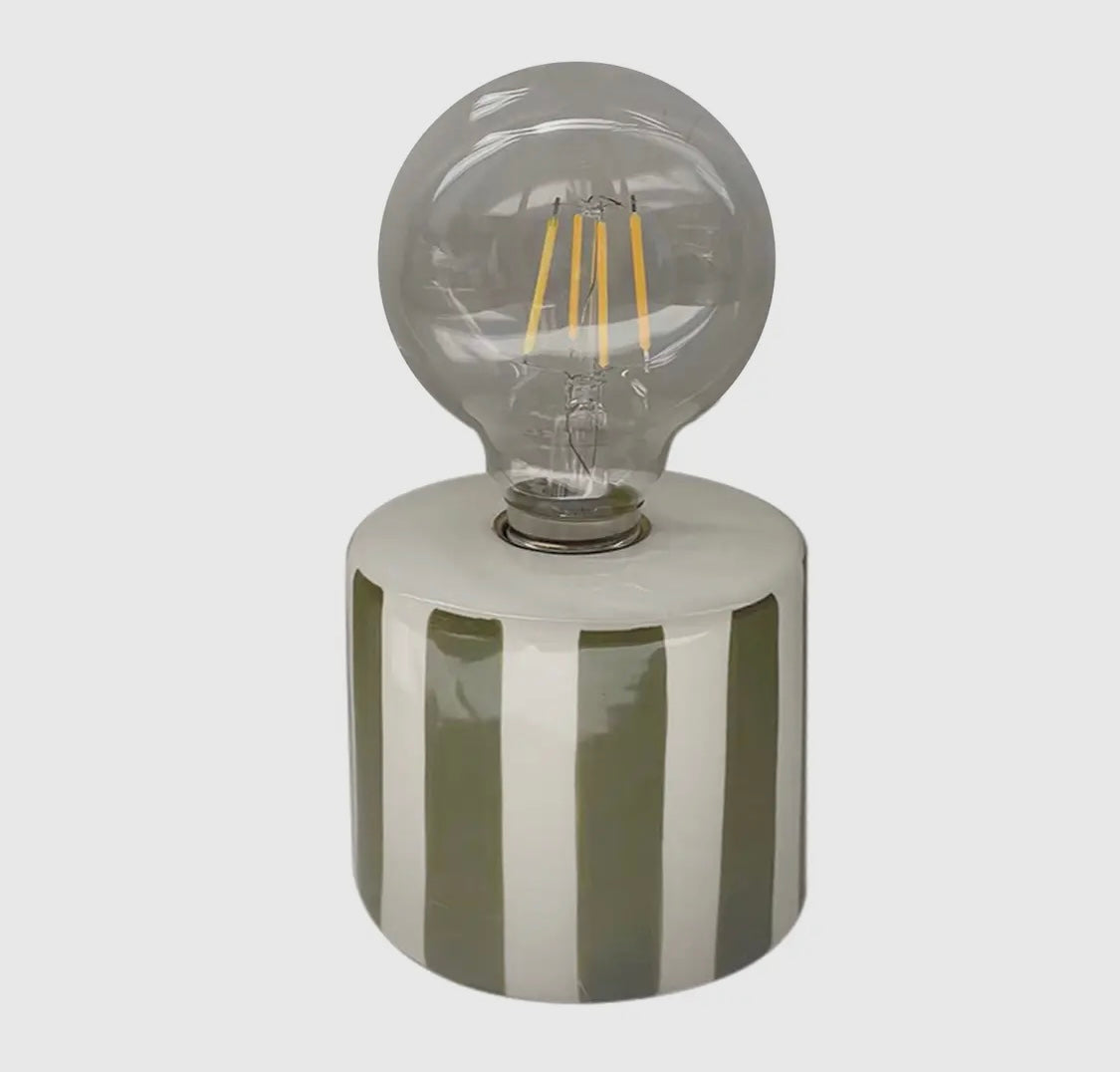 OBJECT PARIS Decorative stripe battery operative lamp