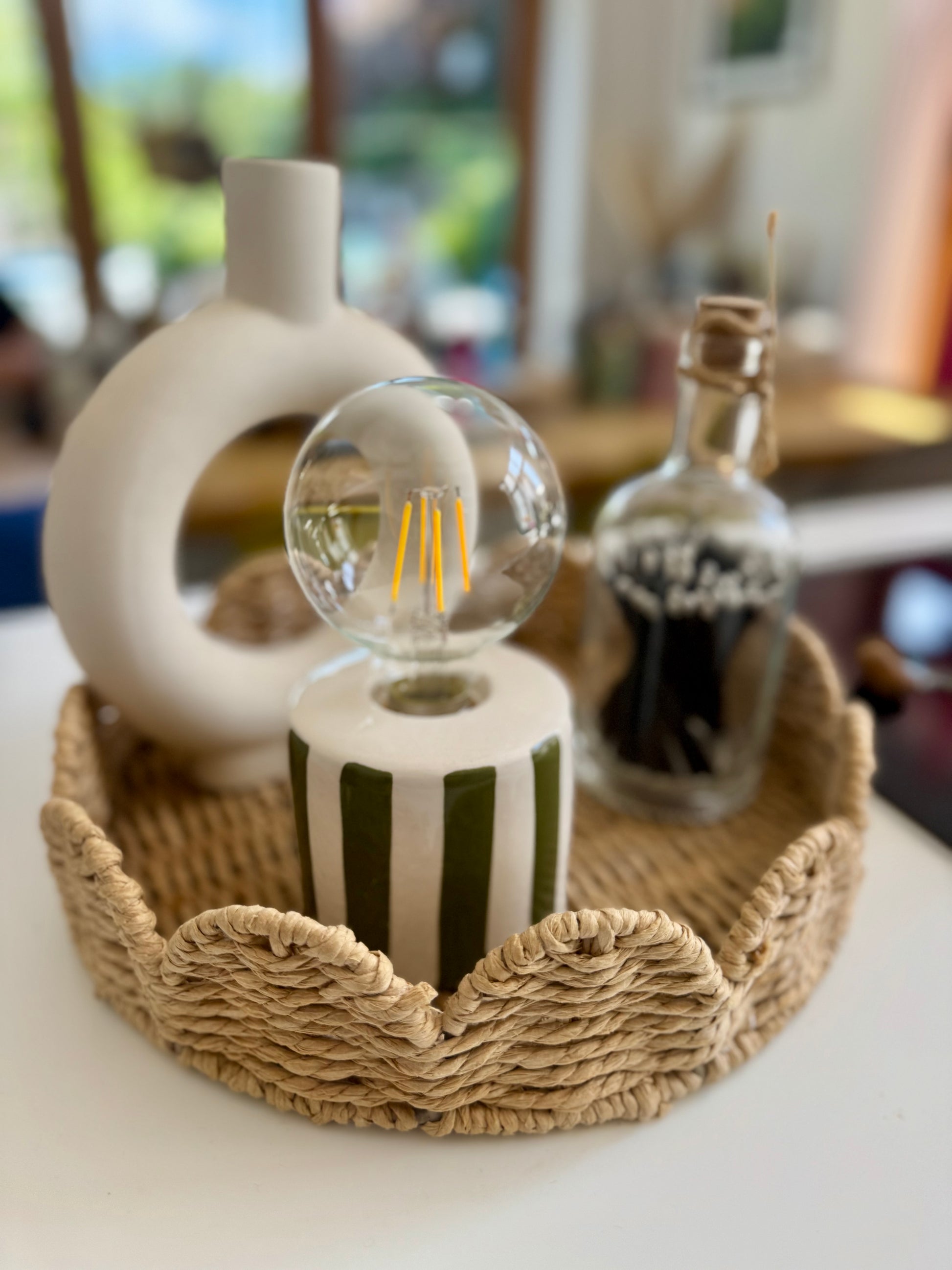 OBJECT PARIS Decorative stripe battery operative lamp