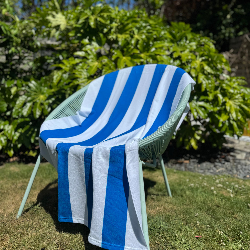 Microfibre stripe Beach Towel