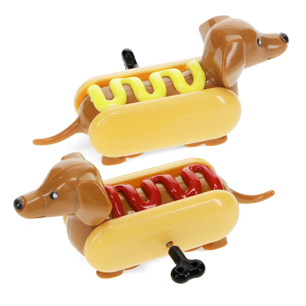 Wind Up Hot Dog Racers Set