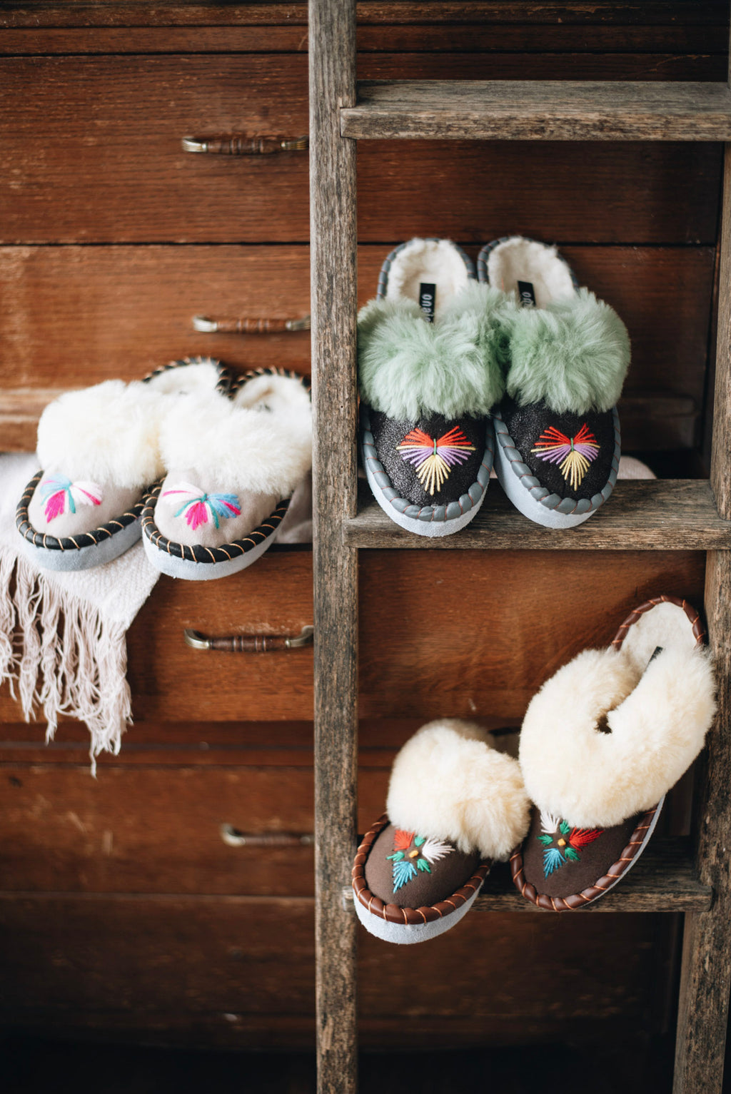 Lucky Dip Sheepskin Mules