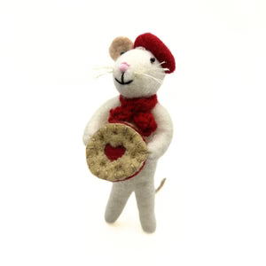 Mouse with Jammy Dodger Biscuit