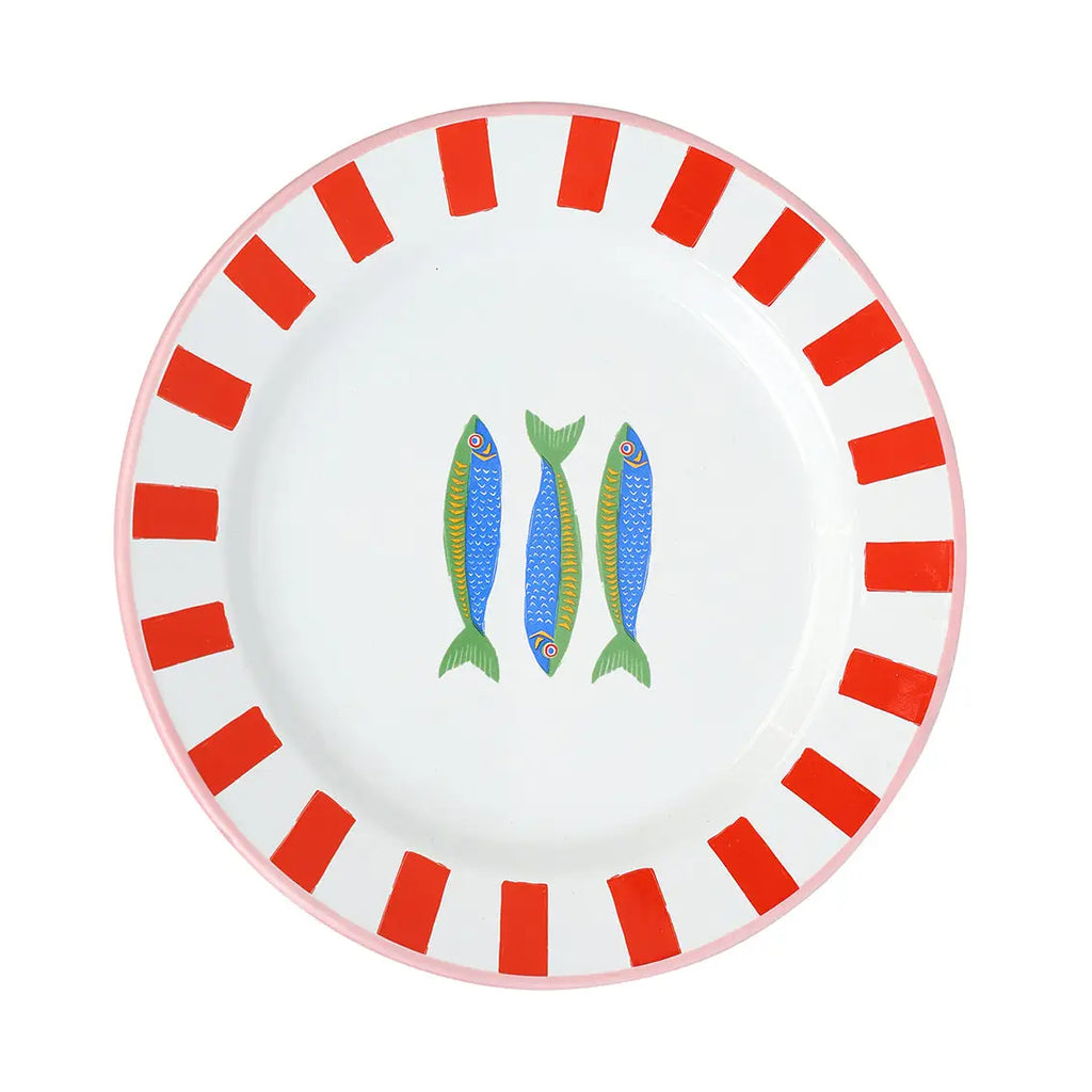 Bon Appetit Enamel Sardine Plate - Various sizes