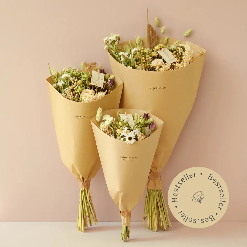 Bouquet of dried flowers by Floriette - natural