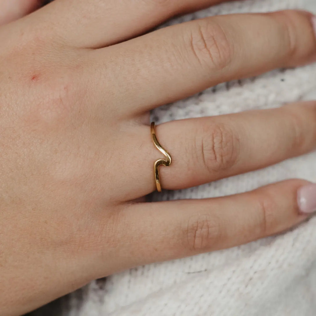 Wave Ring | Stainless Steel
