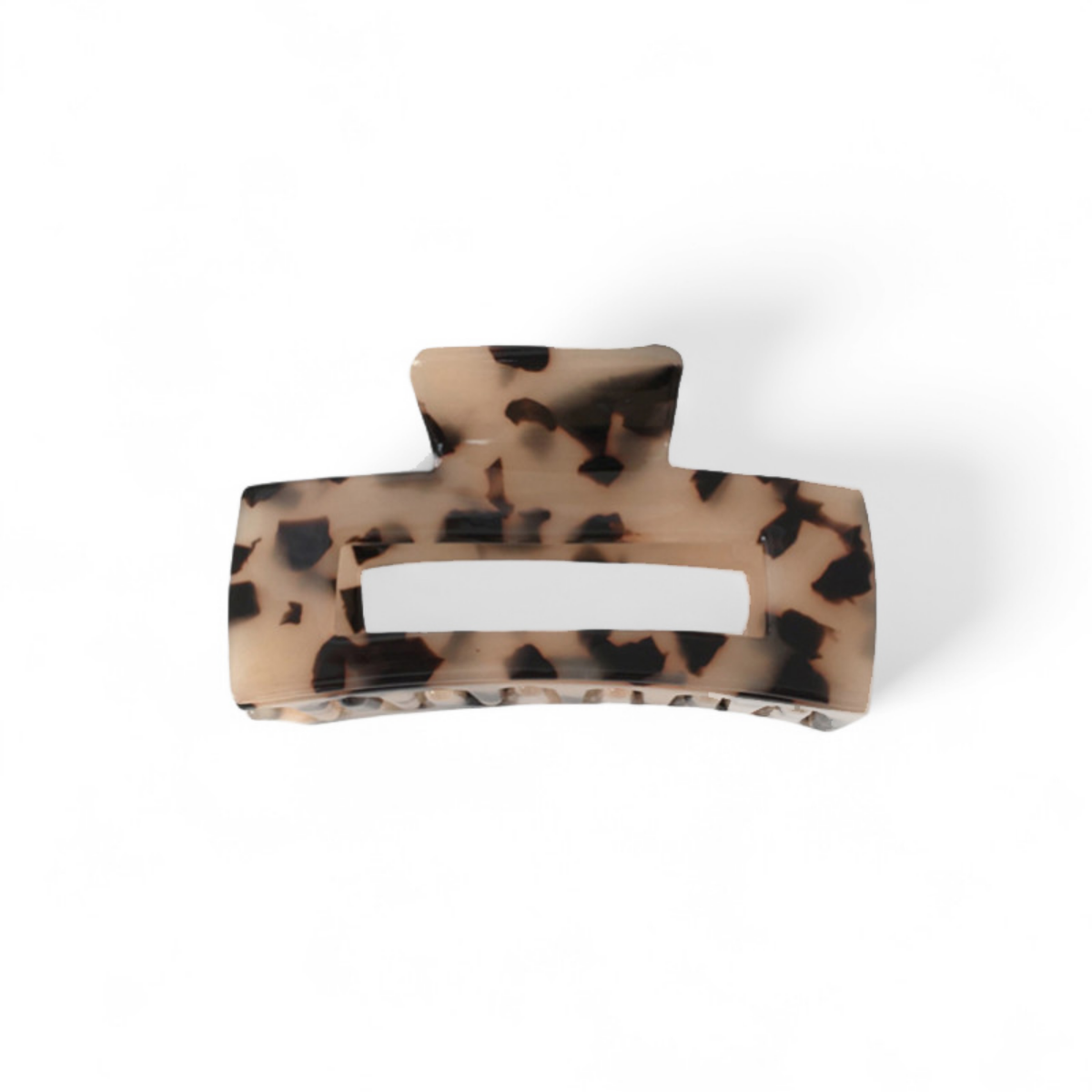 Resin Claw Hair Clip in Light Tortoiseshell
