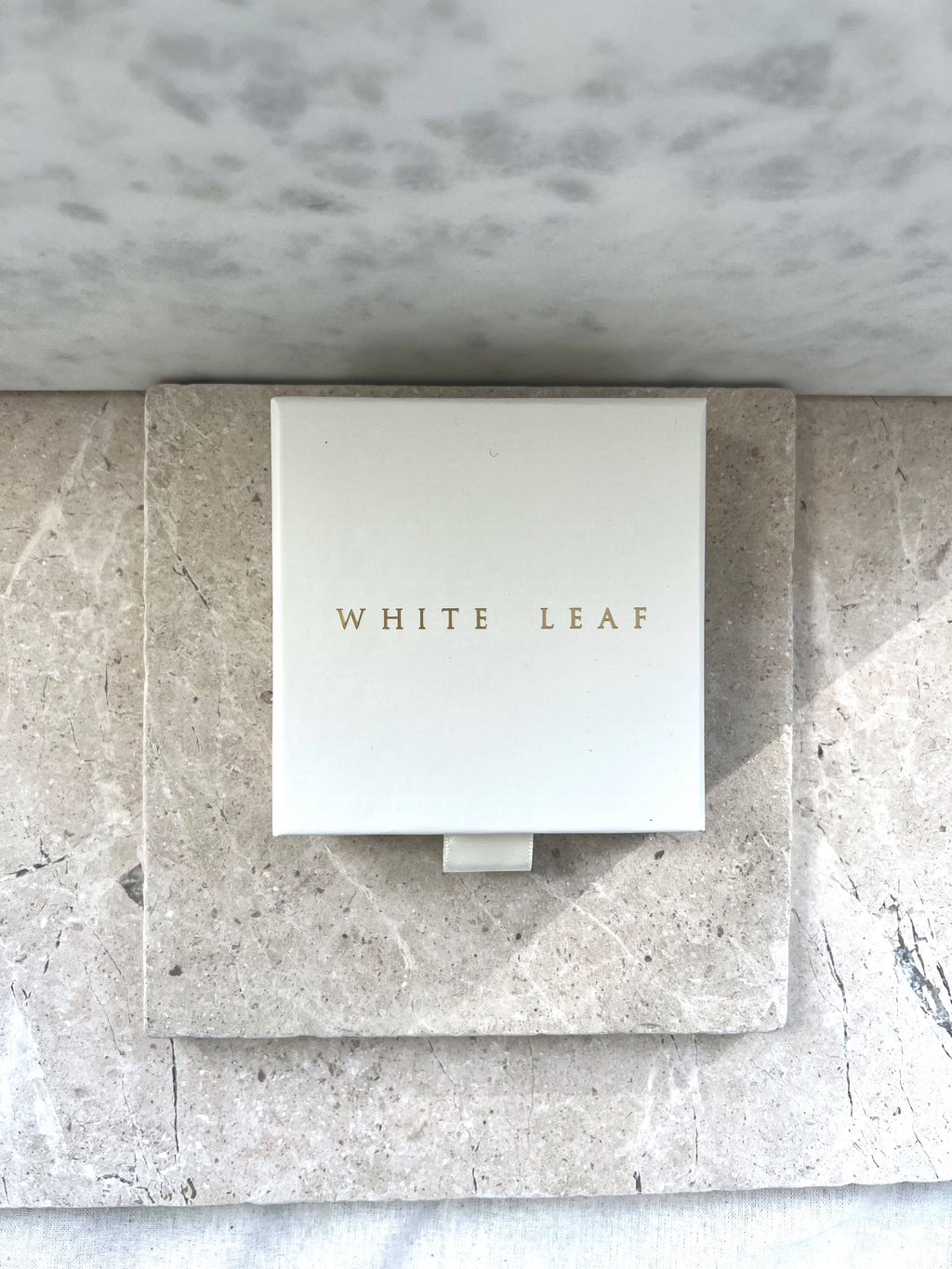 Luxury White Leaf Gift Box
