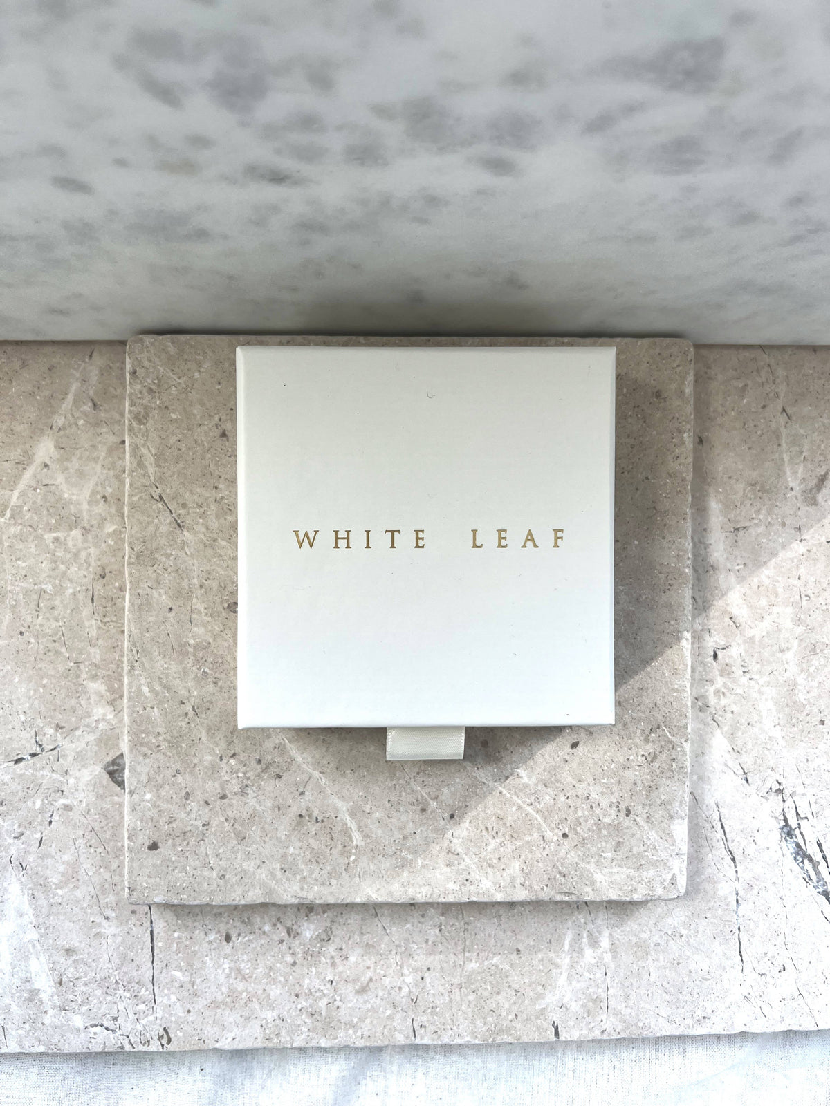 Luxury White Leaf Gift Box
