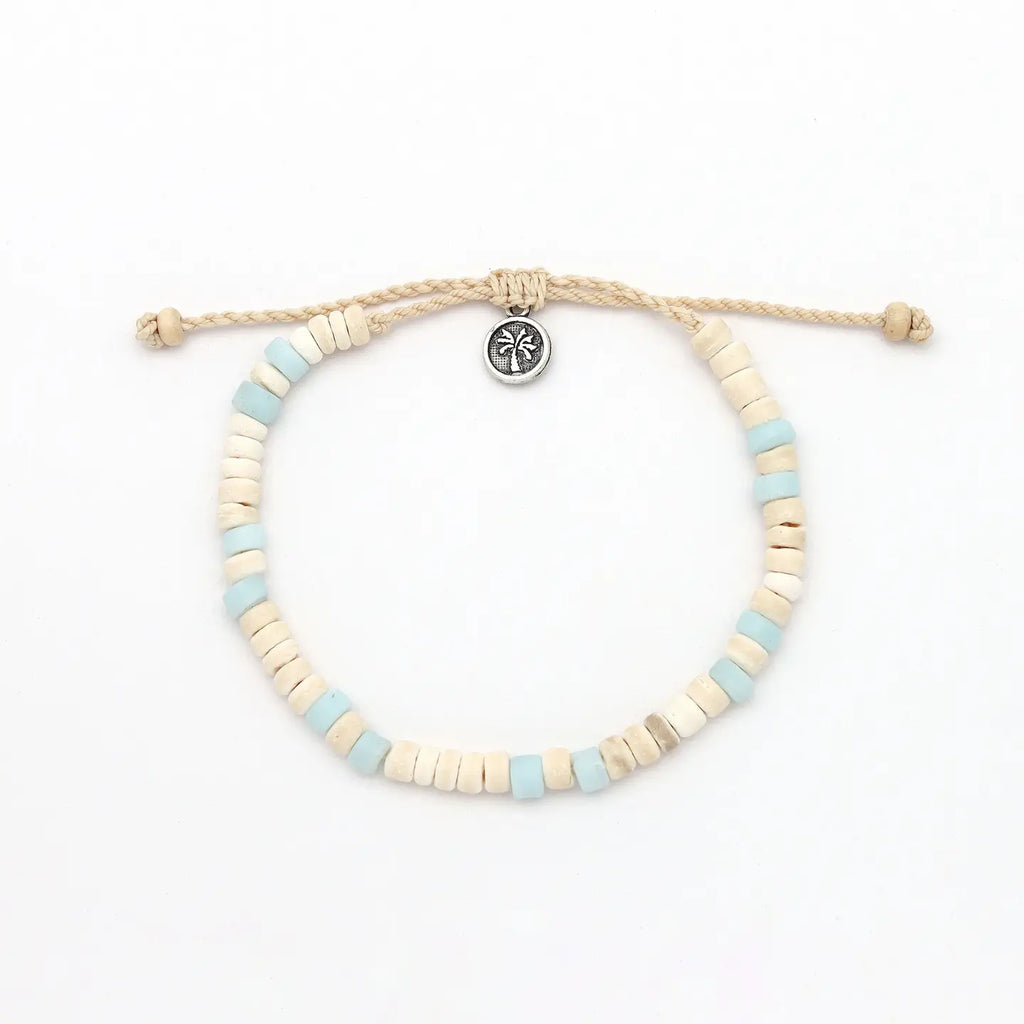 Samosir Natural Beaded Anklet