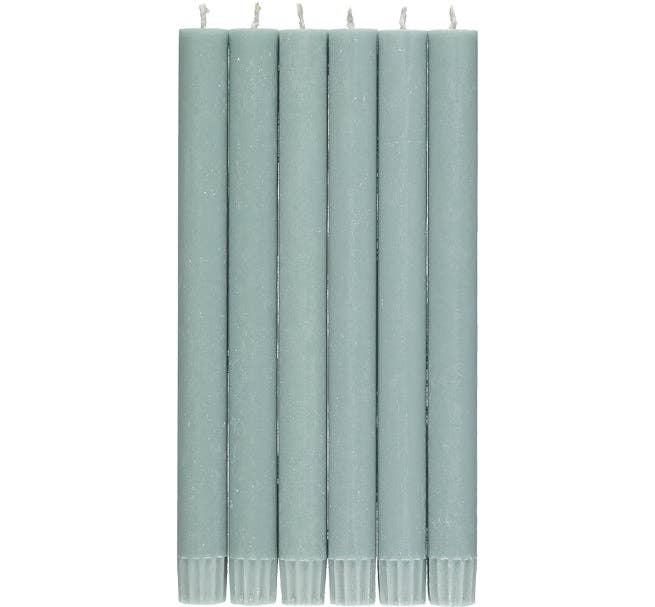 Opaline Green Eco Dinner Candles