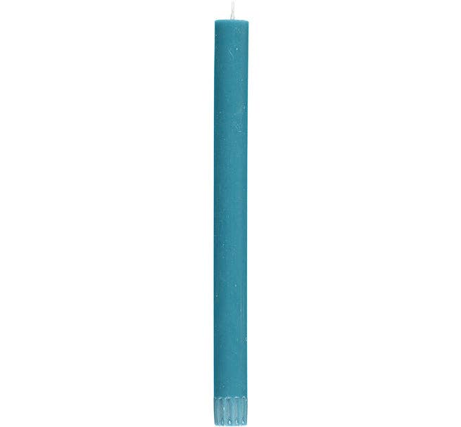 Petrol Blue Eco Dinner Candles