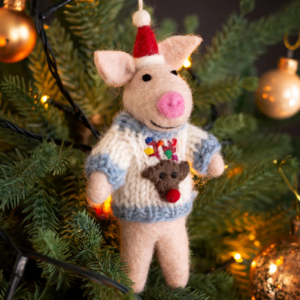Piglet in Christmas Jumper