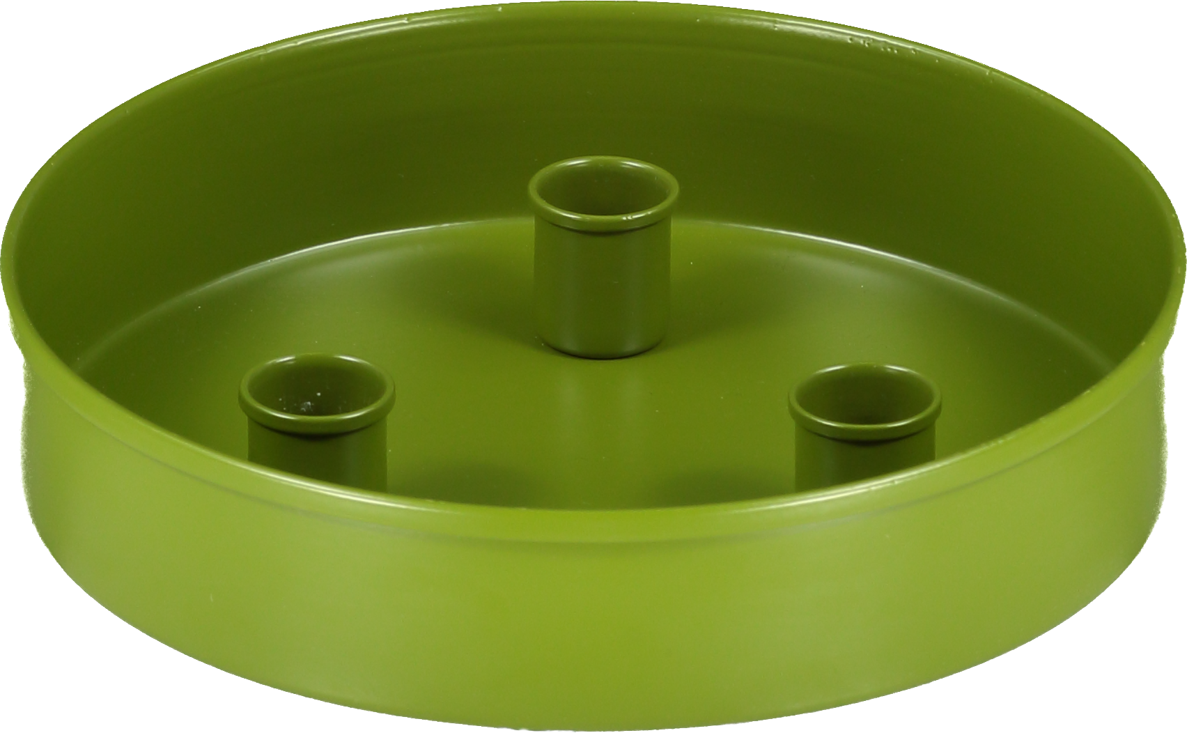 British Colour Standard Metal Candle Platter Small