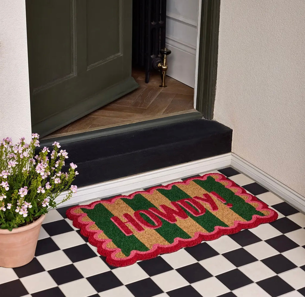 Howdy coir stripe door mat