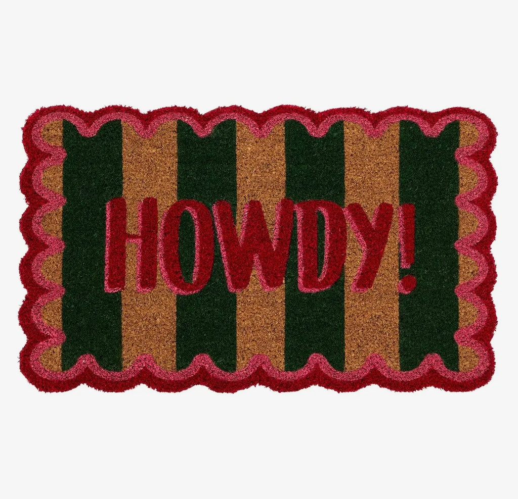 Howdy coir stripe door mat