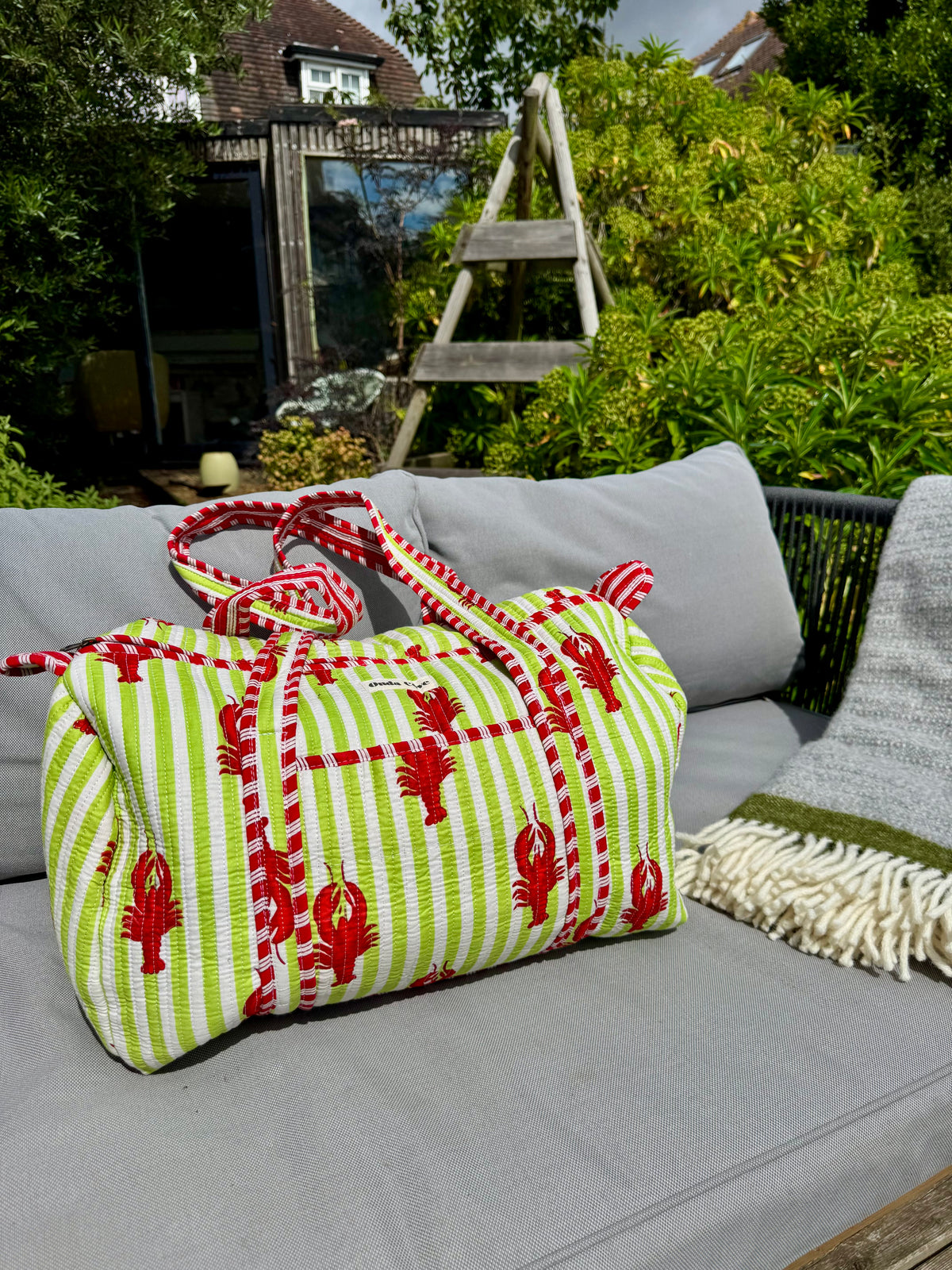 Weekend Duffle Bag - lime green
