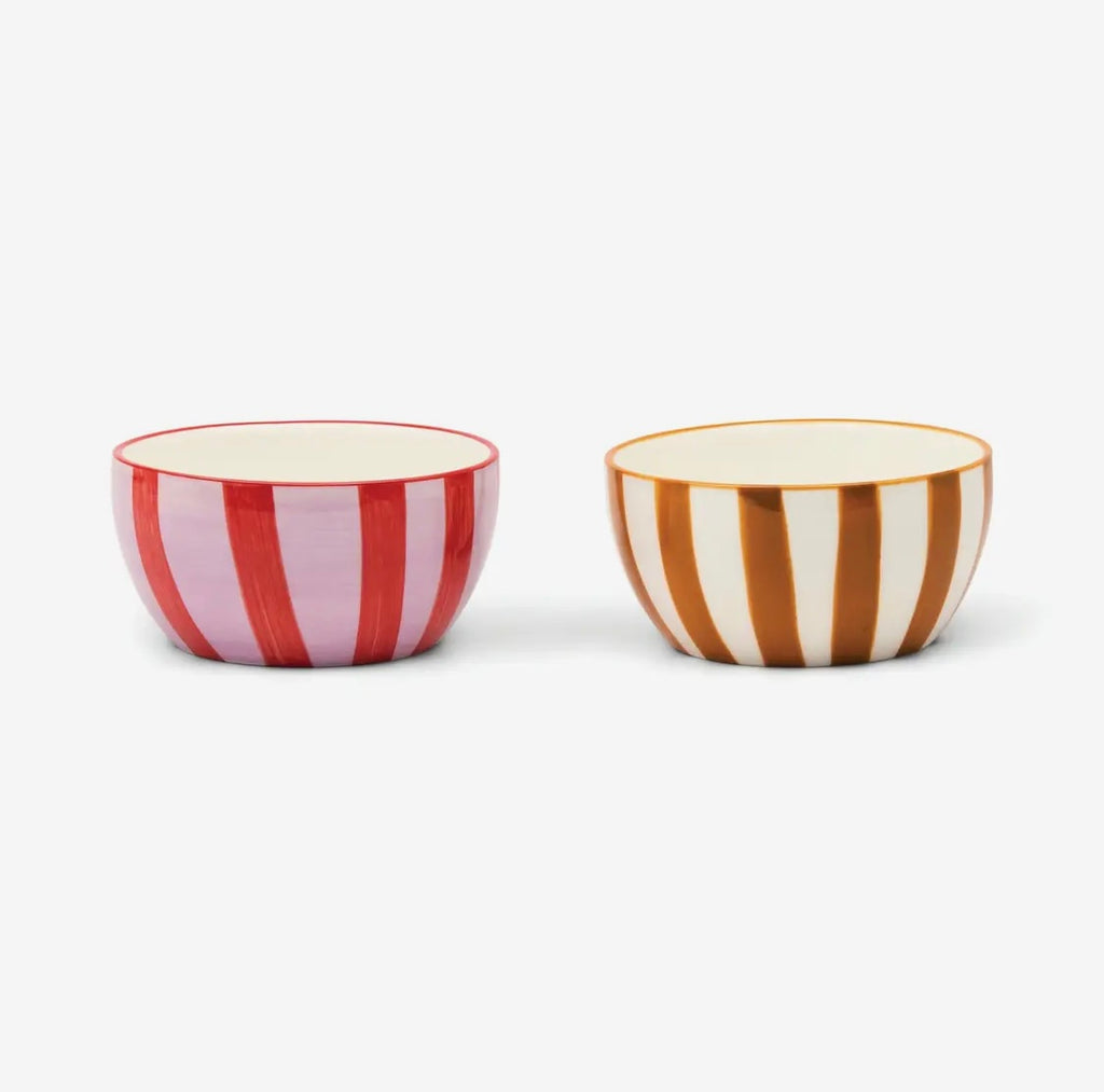 Bella Dipping Bowls - set of 2 Ochre and Rust