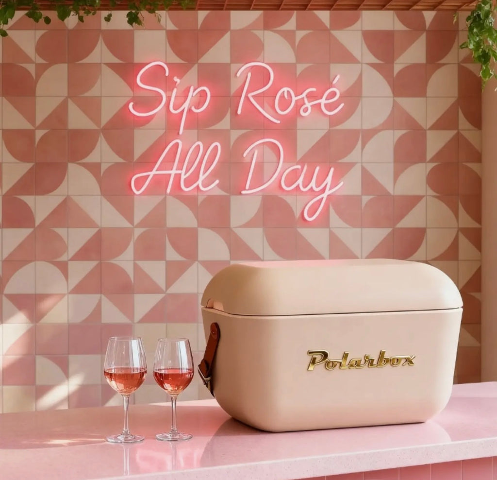 Polarbox 20L Retro Cool Box -Pearl Gold classic