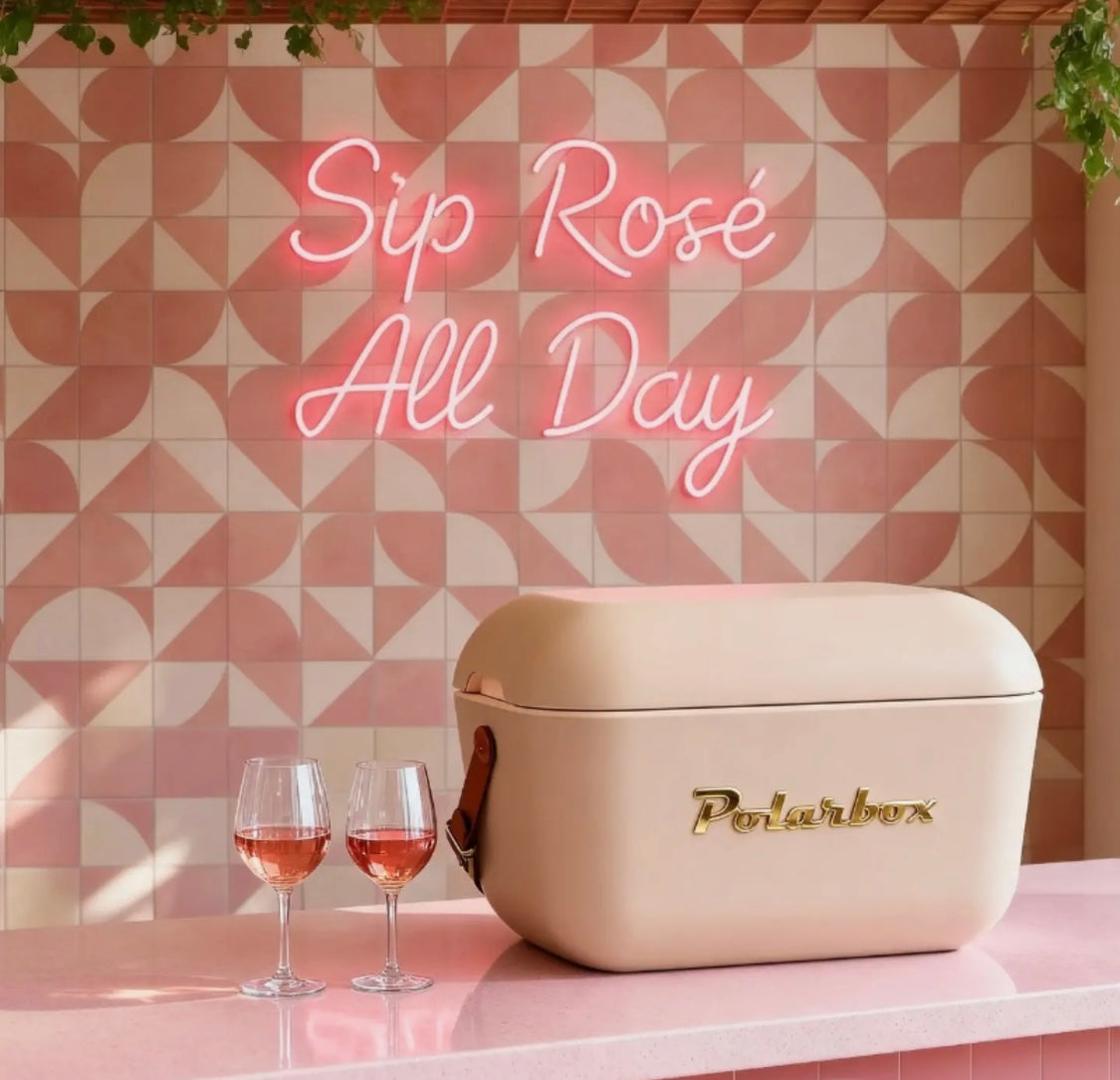 Polarbox 20L Retro Cool Box -Pearl Gold classic