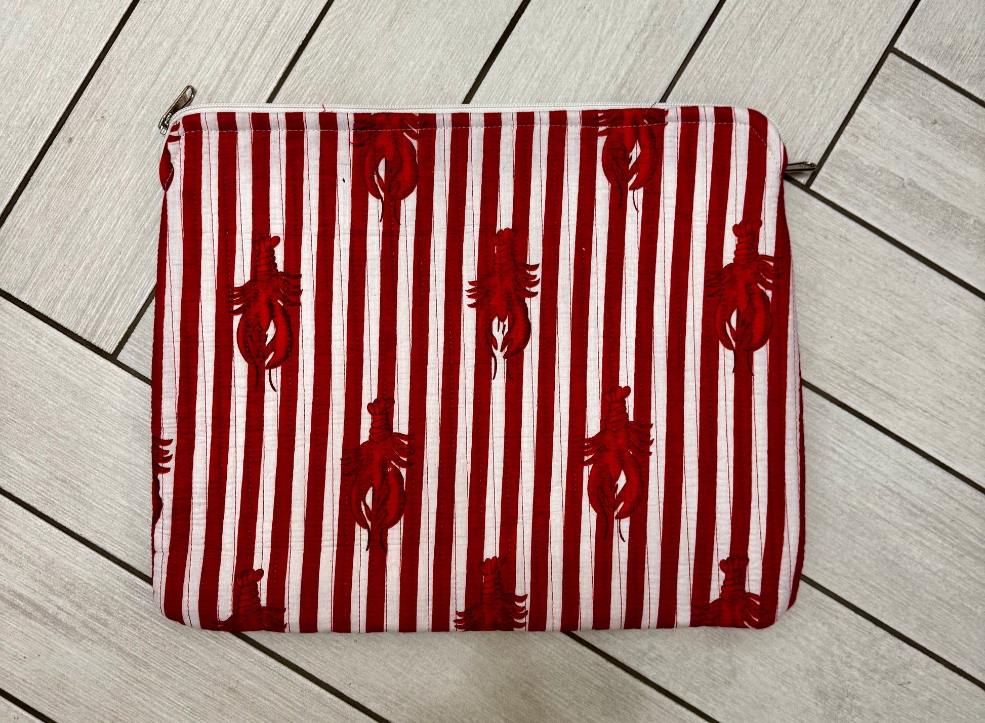 Quilted laptop sleeve