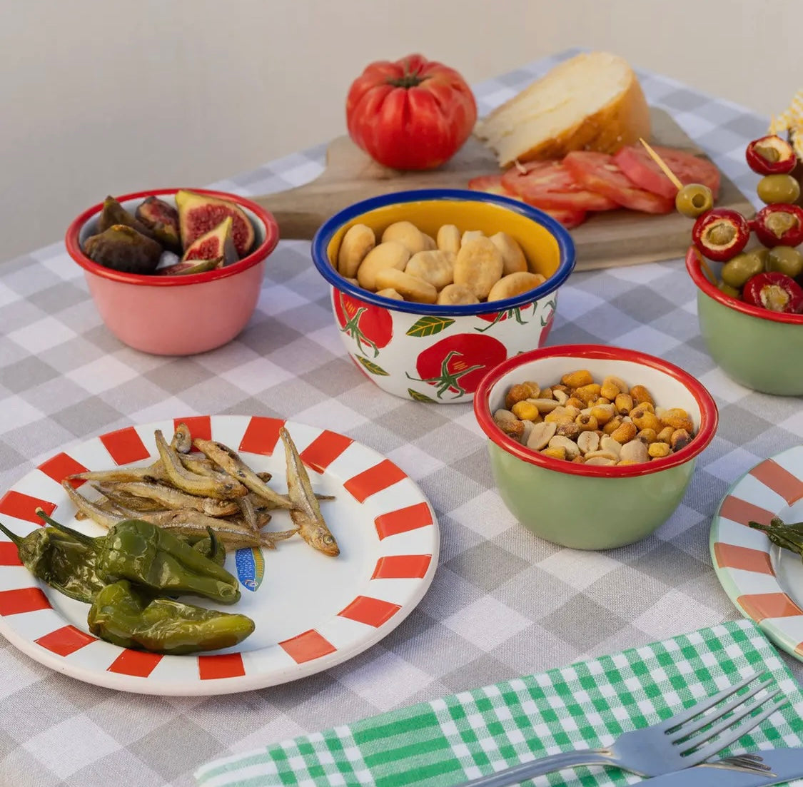 Bon Appetit Olive Enamel Bowl - 10cm