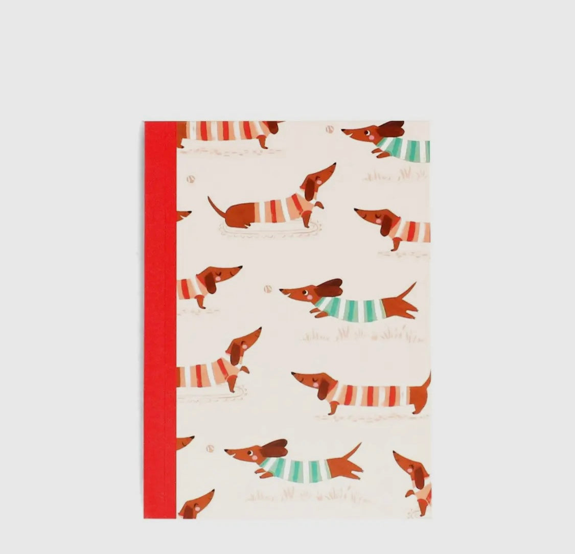 A6 Sausage Dog Note book