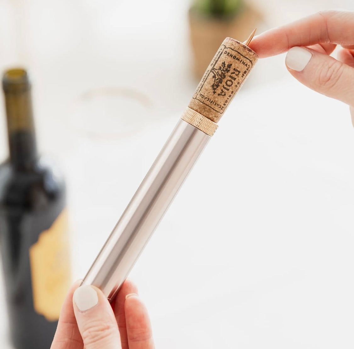 Air Pump Pressurised Wine Cork bottle opener