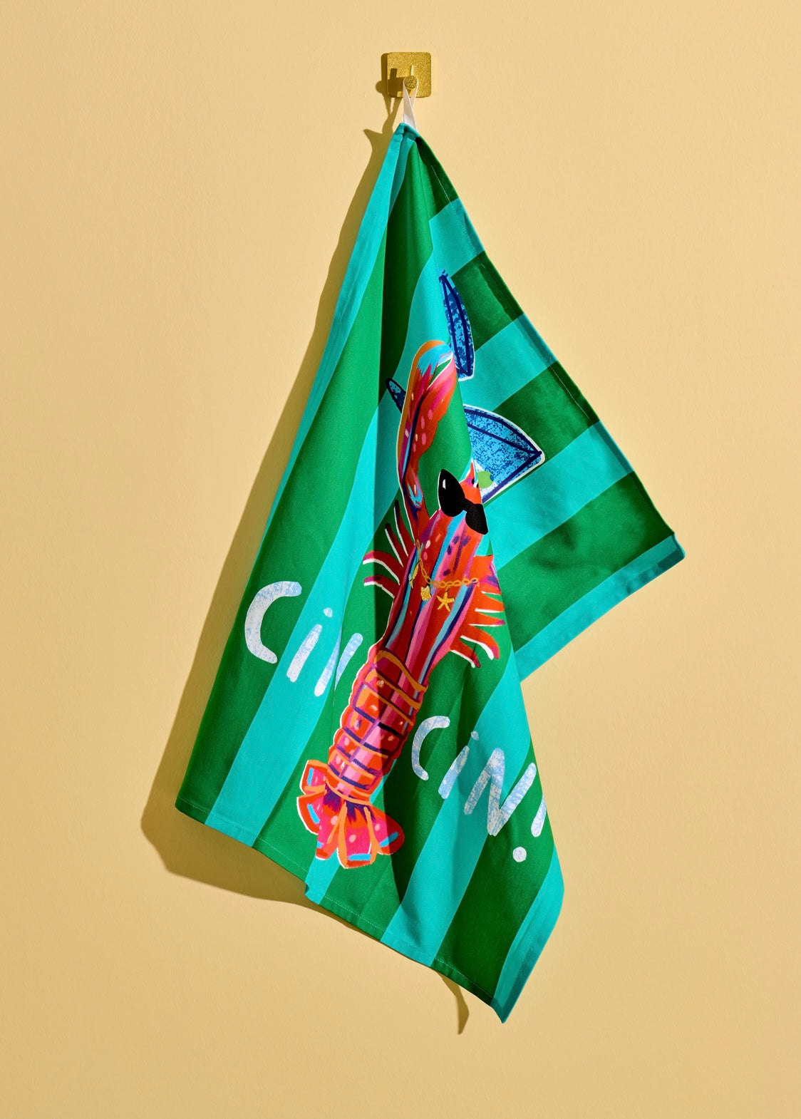 Hijinx Cin Cin Lobster Tea towel