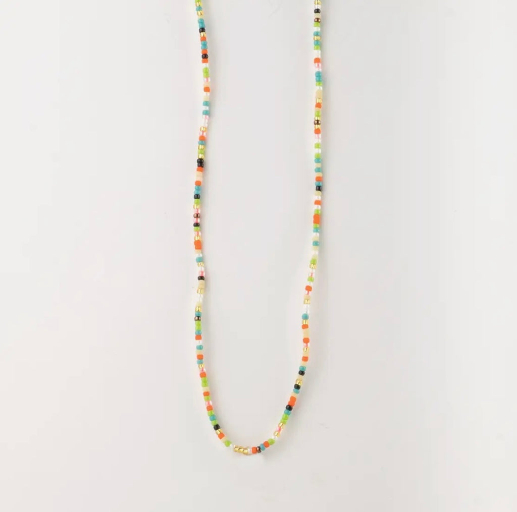 Alila Dainty Beaded Choker - Rainbow