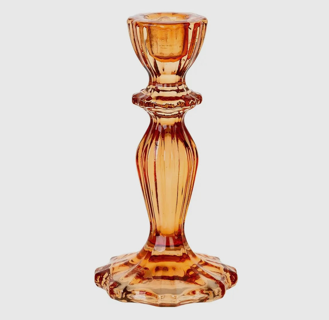 Glass Candle Holder - Multiple colours