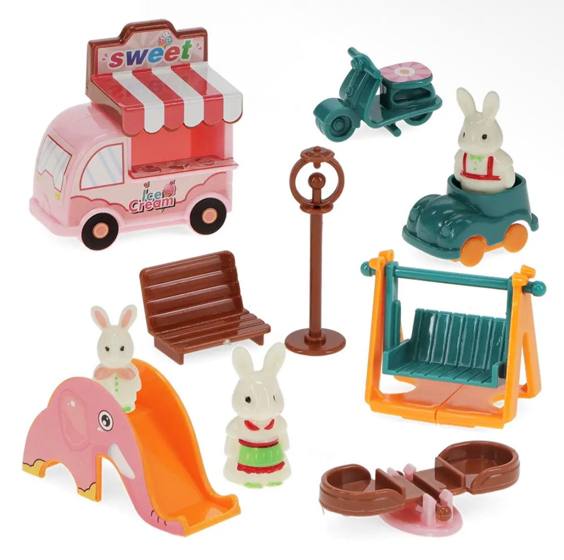 Little world Playset - Ice cream playground