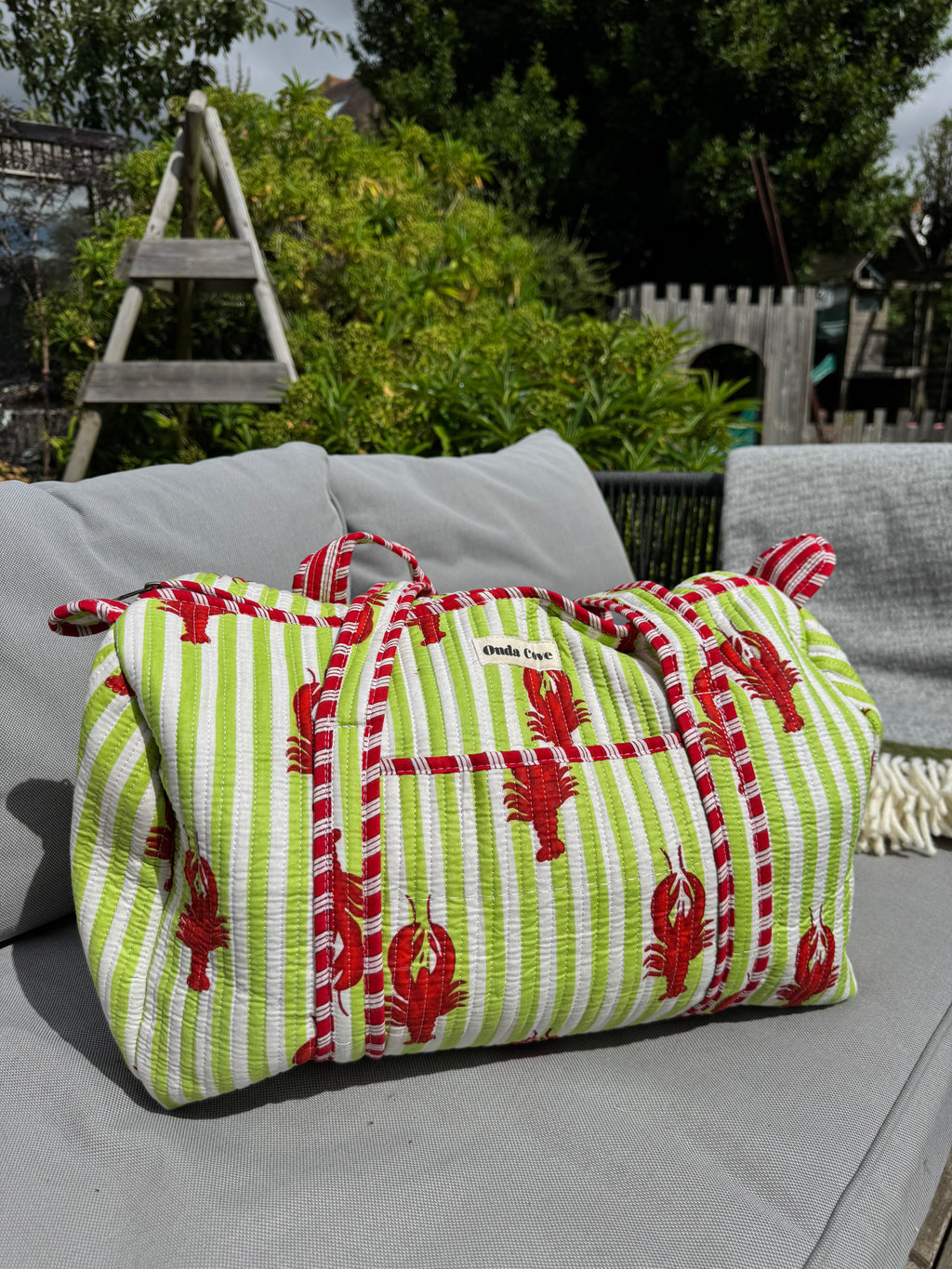 Weekend Duffle Bag - lime green