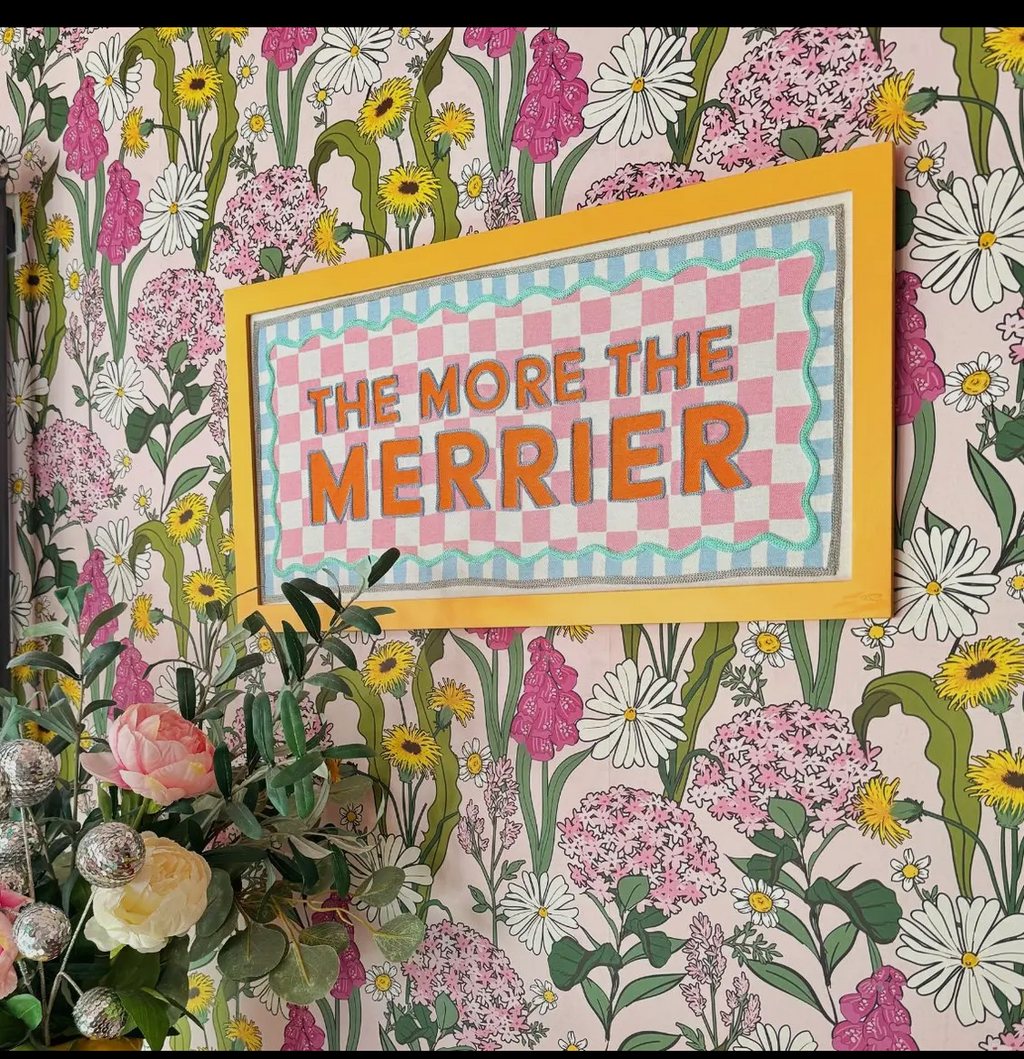 The More the Merrier Fabric Wallhanging