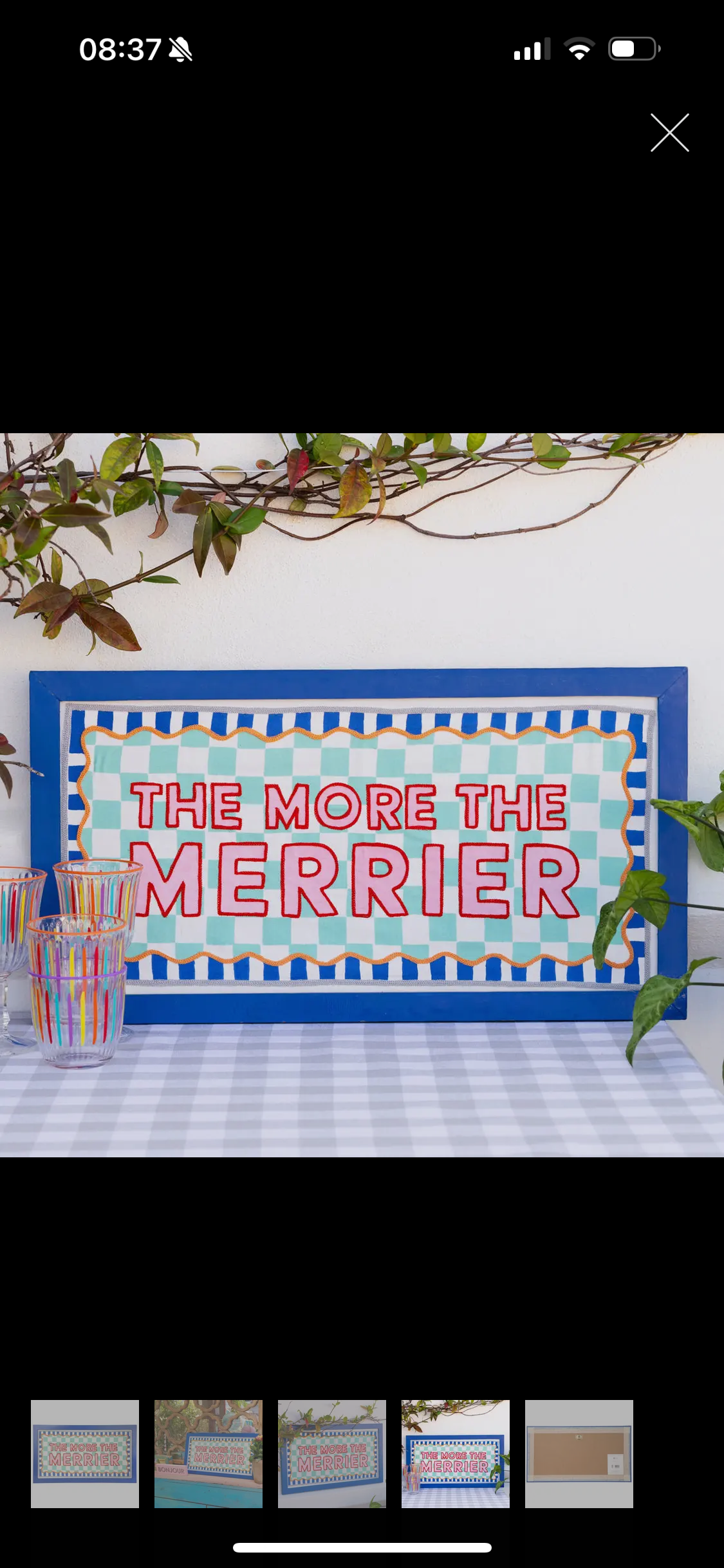The More the Merrier Fabric Wallhanging