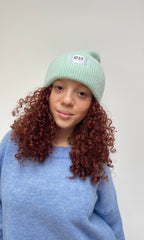 Clara Angora Beanie- Mint Green