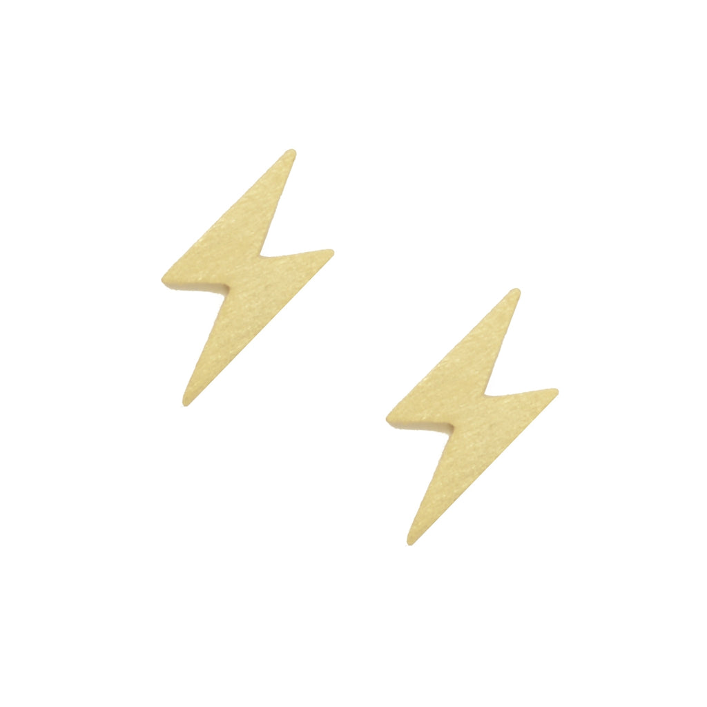 Lightening Strike Earrings (gold)
