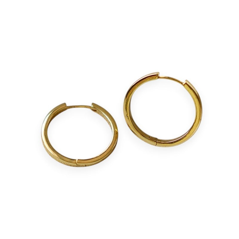 Simple Hoop Earrings (gold)