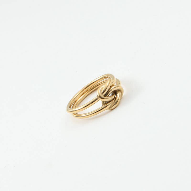 Double knot ring (gold)