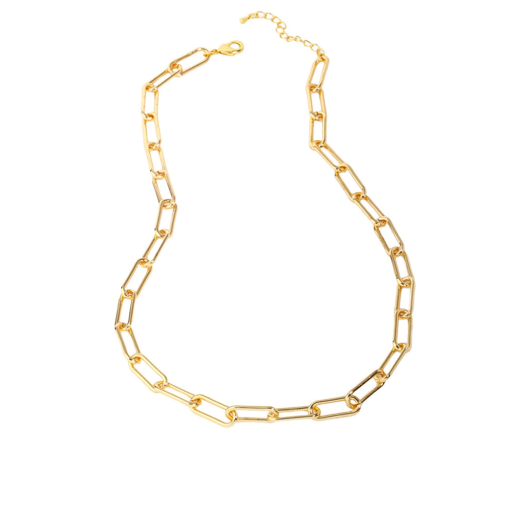Long link necklace (gold)
