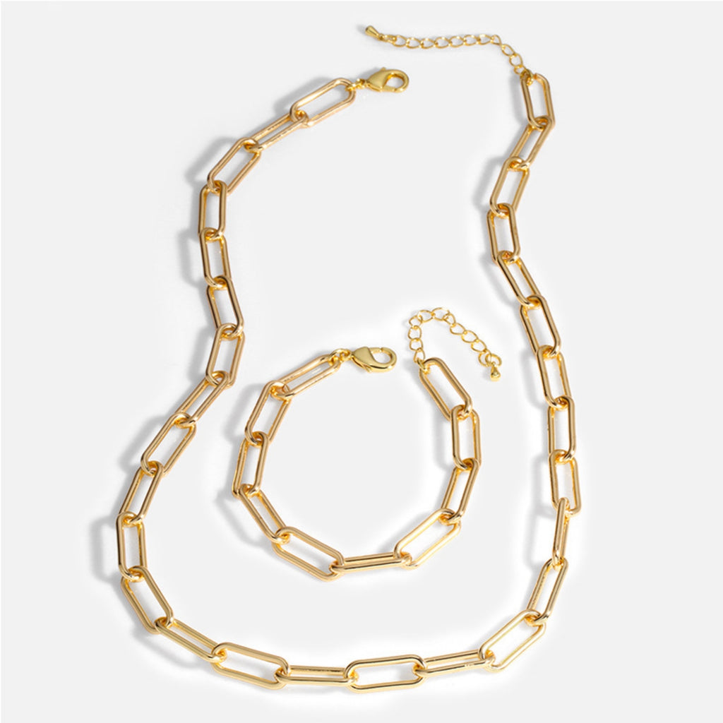 Long link necklace (gold)