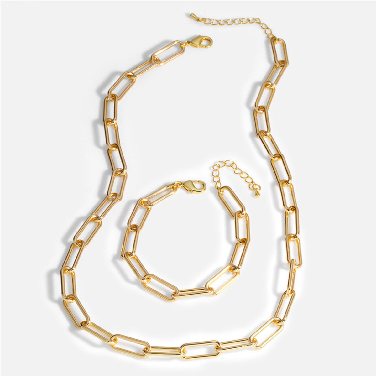 Long link necklace (gold)