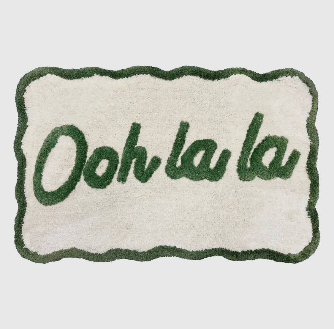 ALLURE BATH FASHIONS Ooh LaLa Scallop Bath Mat
