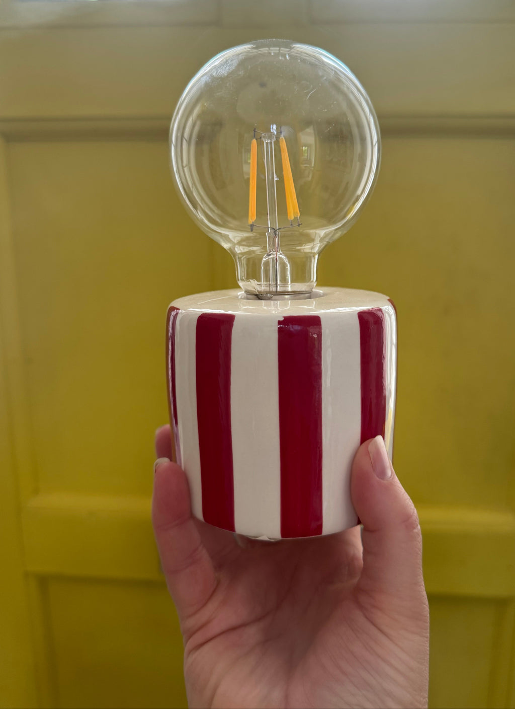 OBJECT PARIS Decorative stripe battery operative lamp