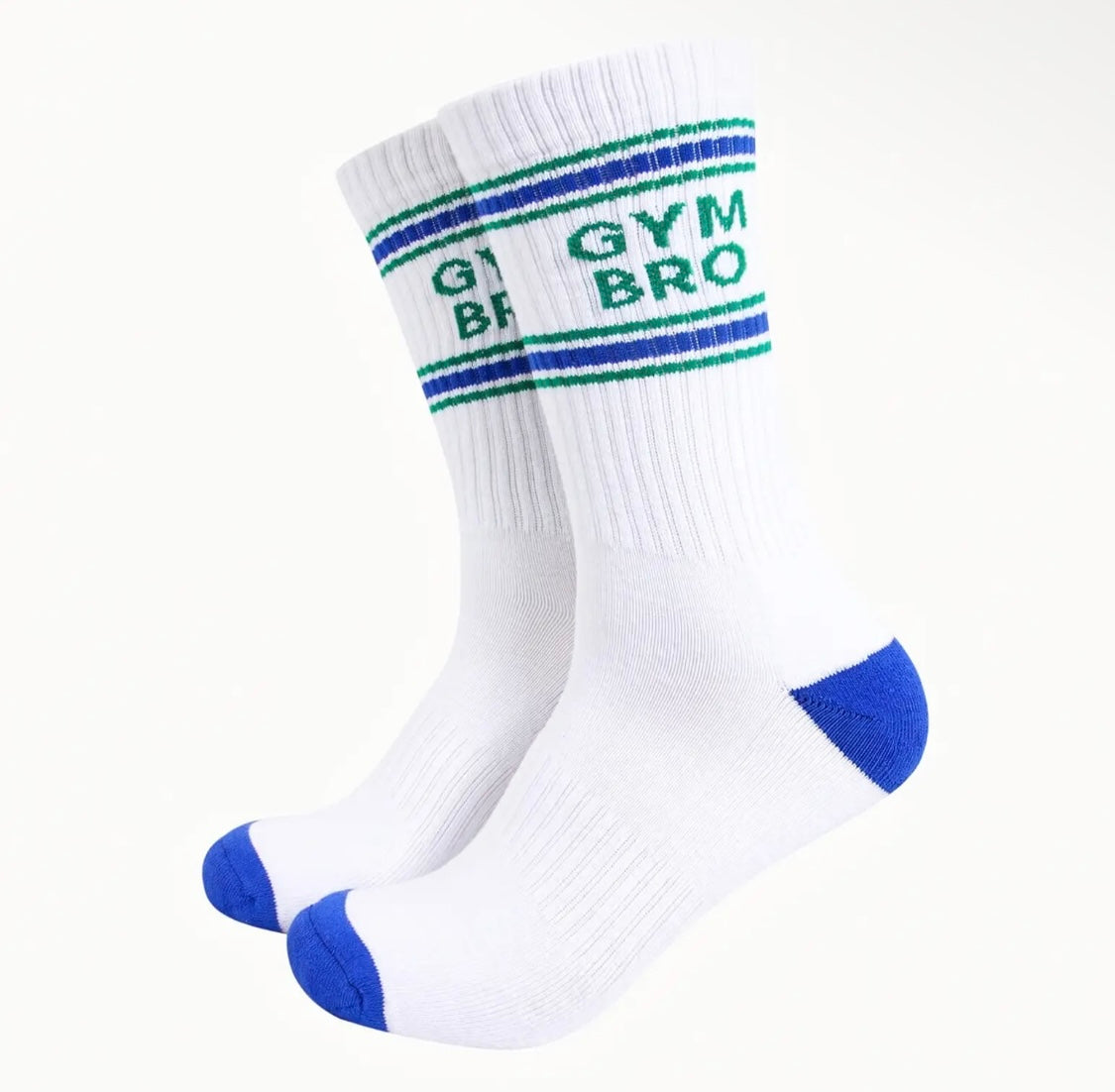 Gym Bro Organic Cotton Socks in White
