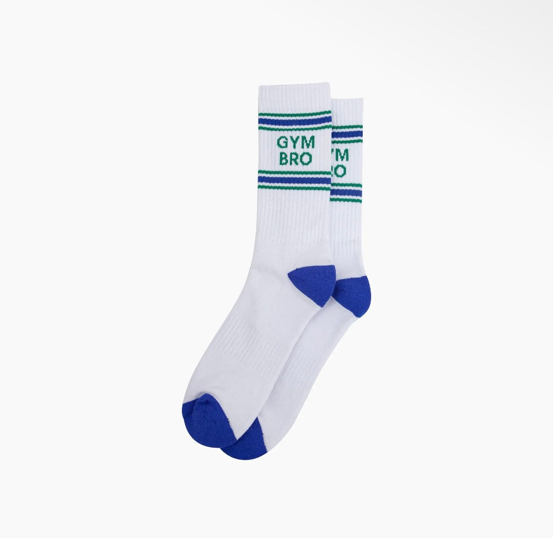 Gym Bro Organic Cotton Socks in White