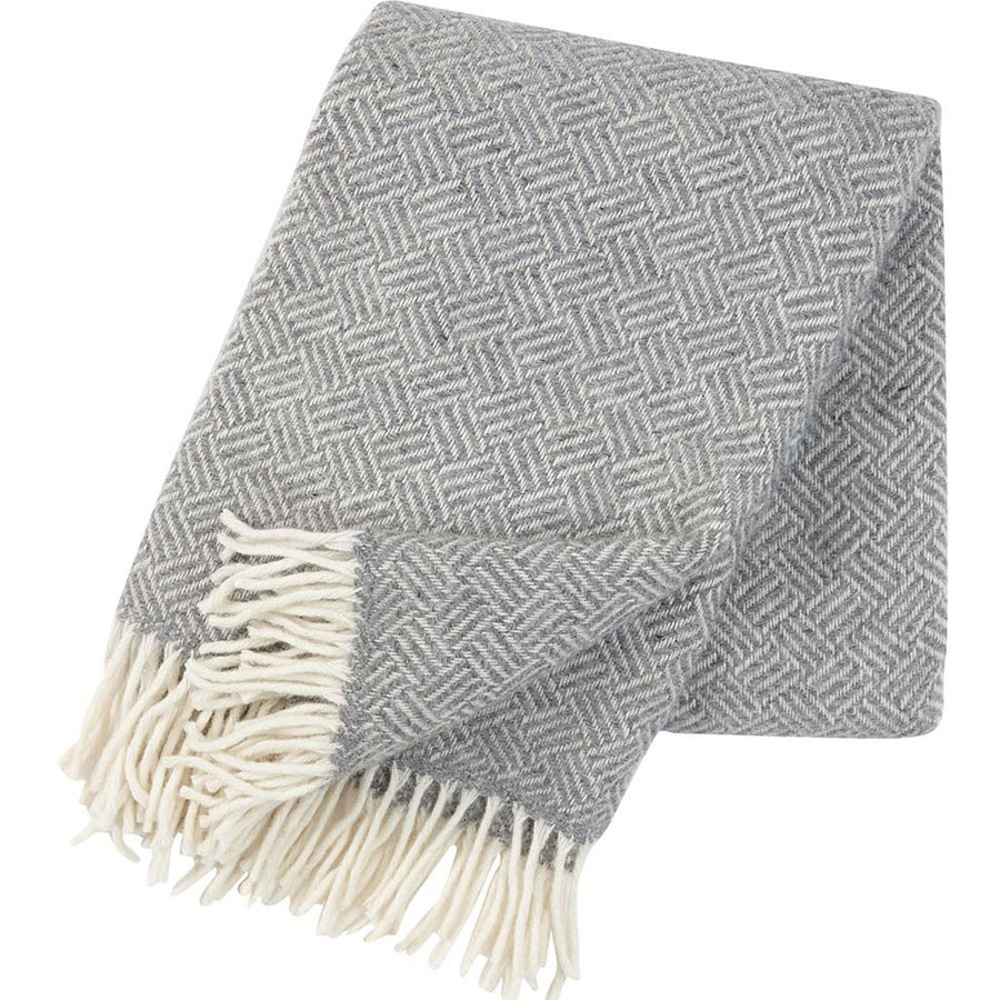 Klippan Brushed Lambswool Throw - Samba Grey